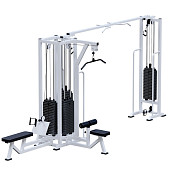 Блочная станция с кроссовером Central Sport Pro, AR091х4х10 (стек 4х100кг)