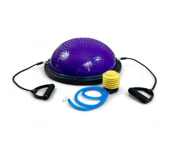 Балансировочная платформа CALVIANO Bosu Ball 58 см (фиолетовый)