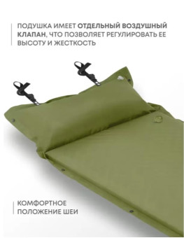 Самонадувающийся коврик RSP Sunny 50 (оливково-зеленый)
