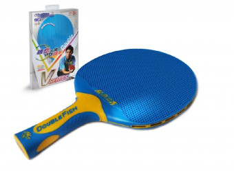 Ракетка для настольного тенниса Double Fish V1 series plastic (blue)