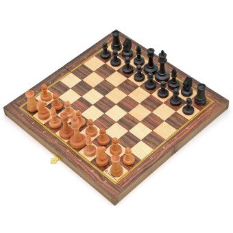 Шахматы Woodgames складные бук, 50мм с фиг. N3