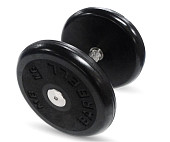 Гантель BARBELL "классик" (с вращающейся ручкой хром, 6 кг)
