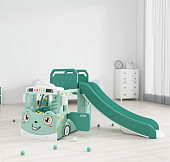Горка + игровая зона Perfetto Sport Автомобиль PS-049-М (ментол)
