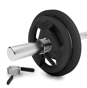 Диск олимпийский BRONZE GYM обрезиненный (25 кг)