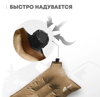 Самонадувающаяся подушка RSP Sweet (Коричневая)