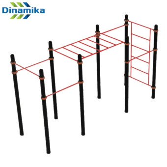 Спортивный комплекс уличный Dinamika ZSO-001881, профиль 108