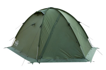Палатка Экспедиционная Tramp Rock 4 (V2) Green