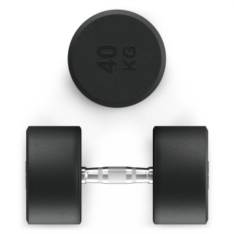 Гантели круглые обрезиненные UNIX Fit PRO (40 кг, 2 шт)