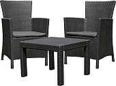 Комплект мебели Allibert Rosario balcony set (графит)