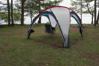 Тент-шатер CANADIAN CAMPER Space One (синий)