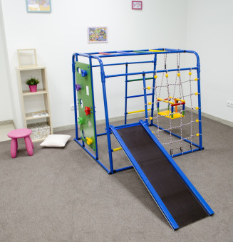 Детский спортивный комплекс Формула здоровья Start baby 2 Плюс (салатовый-радуга)