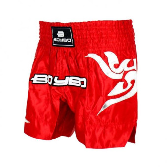 Шорты BoyBo для тайского бокса красные XL