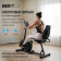 Горизонтальный велотренажер UNIX Fit BR-340E Compact (черный)