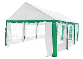Торговая палатка Sundays Party 3x6 (белый-зеленый)