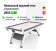 Игровой стол UNIX Line Аэрохоккей (214х112 cм, белый)