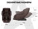 Просторное массажное кресло FUJIMO DISCOVERY 3D XL (коричневый)