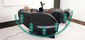 Массажное кресло Orlauf Elfen (бежево-белый)