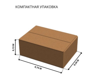 Складной мини-батут KMS 36 (диаметр 92 см, желтый)