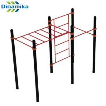 Рукоход с турниками Dinamika ZSO-001904, профиль 76