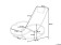 Кресло-качалка Garden Way Vuitton 770535M (бежевый)