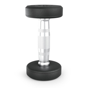 Гантели круглые обрезиненные UNIX Fit PRO (2.5 кг, 2 шт)