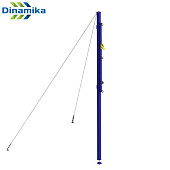 Стойки волейбольные на растяжках Dinamika ZSO-004269 (синий)