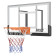 Баскетбольный щит UNIX Line B-Backboard-PC 50"x32" R45