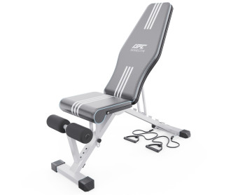 Скамья универсальная с эспандерами DFC DT029