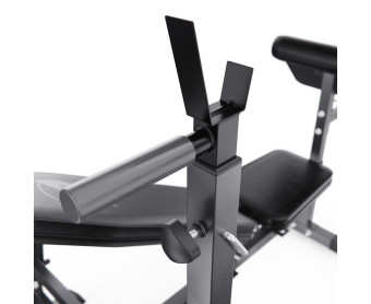 Скамья со стойками под штангу DFC GYRONETICS GN008 (с партой для бицепса)