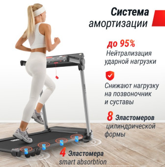 Беговая дорожка UNIX Fit Hi-tech S2 Metallic