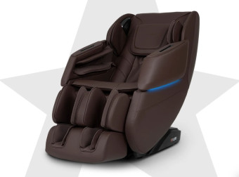 Просторное массажное кресло FUJIMO DISCOVERY 3D XL (коричневый)