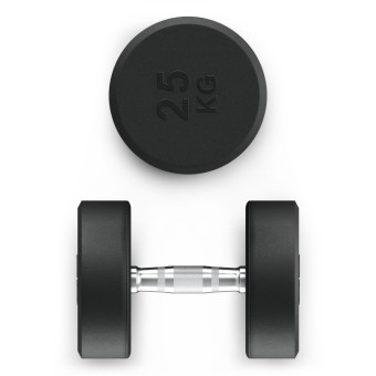 Гантели круглые обрезиненные UNIX Fit PRO (25 кг, 2 шт)