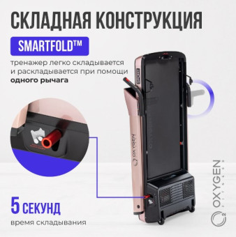 Беговая дорожка OXYGEN FITNESS M-CONCEPT SPORT (SOFT PINK)