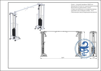 Биотонус-2 Central Sport Pro, AR086.2х2200 (стек 2х75кг)