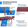 Массажный стол UNIX Comfort 3 Section Burgundy