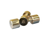 Гантель неразборная BARBELL "фитнесс" (4 кг, хром)