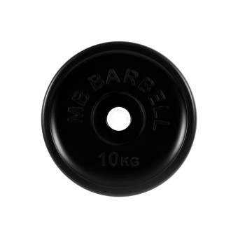 Диск олимпийский "Barbell" d 51 мм (черный, 10 кг)