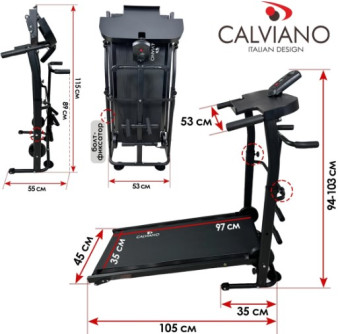 Беговая дорожка Calviano BeFIT (черный)