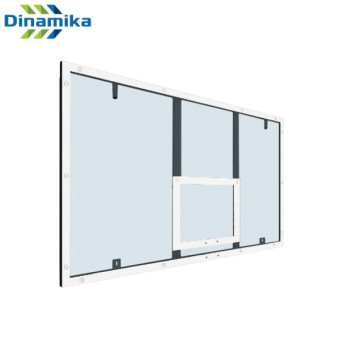 Баскетбольный щит Dinamika ZSO-003753, оргстекло, 10 мм (белая разметка)