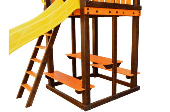 Игровой комплекс Perfetto sport «Bari-4» + качели Паутина