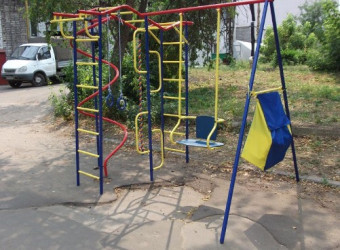 Спортивный комплекс Пионер Вираж дачный, со спиралью