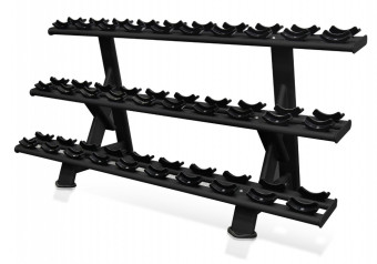 Стойка для гантелей трехрядная UltraGym UG-CL205 (на 15 пар)