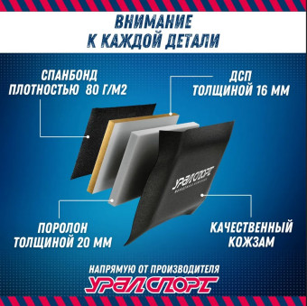 Турник УралСпорт 3в1 Profi-Crossbar 30200 (Усиленный)
