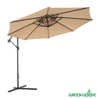 Зонт садовый Green Glade 8803 (светло-коричневый)