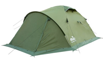 Палатка Экспедиционная Tramp Mountain 3 (V2) Green