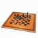 Игра 3 в 1 шпон (50х25 нарды, шашки, шахматы) цв. дуб 1155