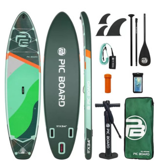 Сапборд Pic Board Water Green Wave Flow 11