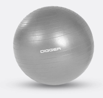 Мяч гимнастический Hasttings Digger HD22A1A-75 (серый)