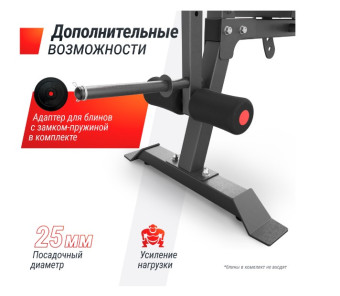 Скамья силовая универсальная UNIX Fit BENCH 160