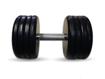 Гантель BARBELL "классик" (с вращающейся ручкой хром, 47 кг)